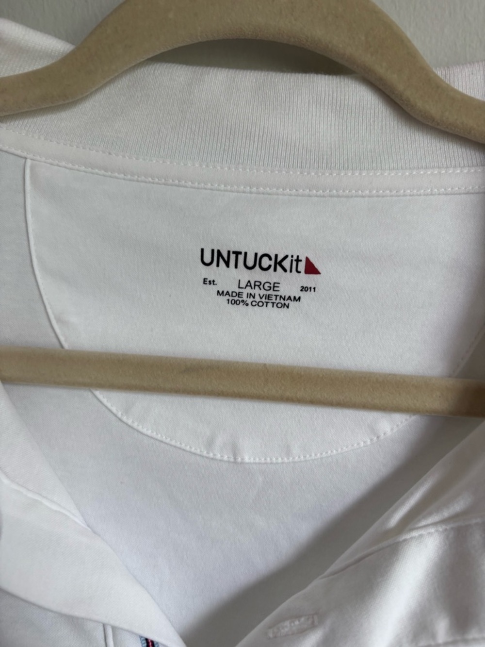 UNTUCKit Men's White Performance Polo - Picture 4 of 8